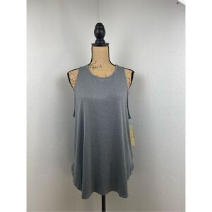 Ideology Grey Sweat Tank Top Size XL